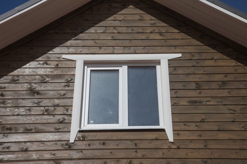 Финский каркасный дом в Прохладном 9х12. Мансардное окно